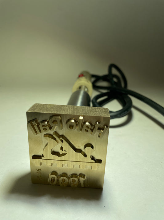 Custom Branding Iron for Halo Rail