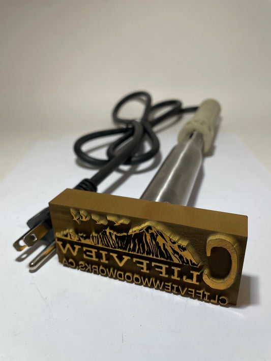 Custom Branding iron for Cliffview with 300 W electric handle￼