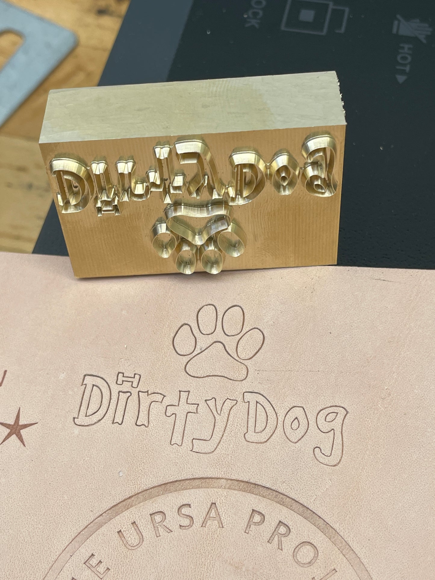 Custom Branding Iron and Soap Stamp Set