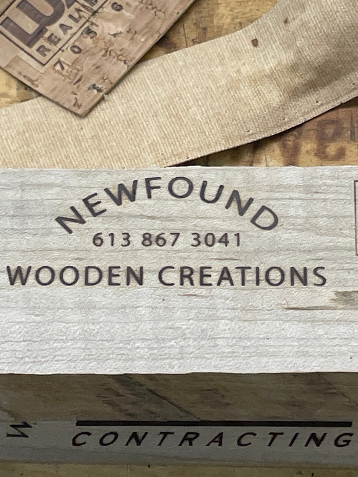 Custom Branding Iron for Newfound Creations