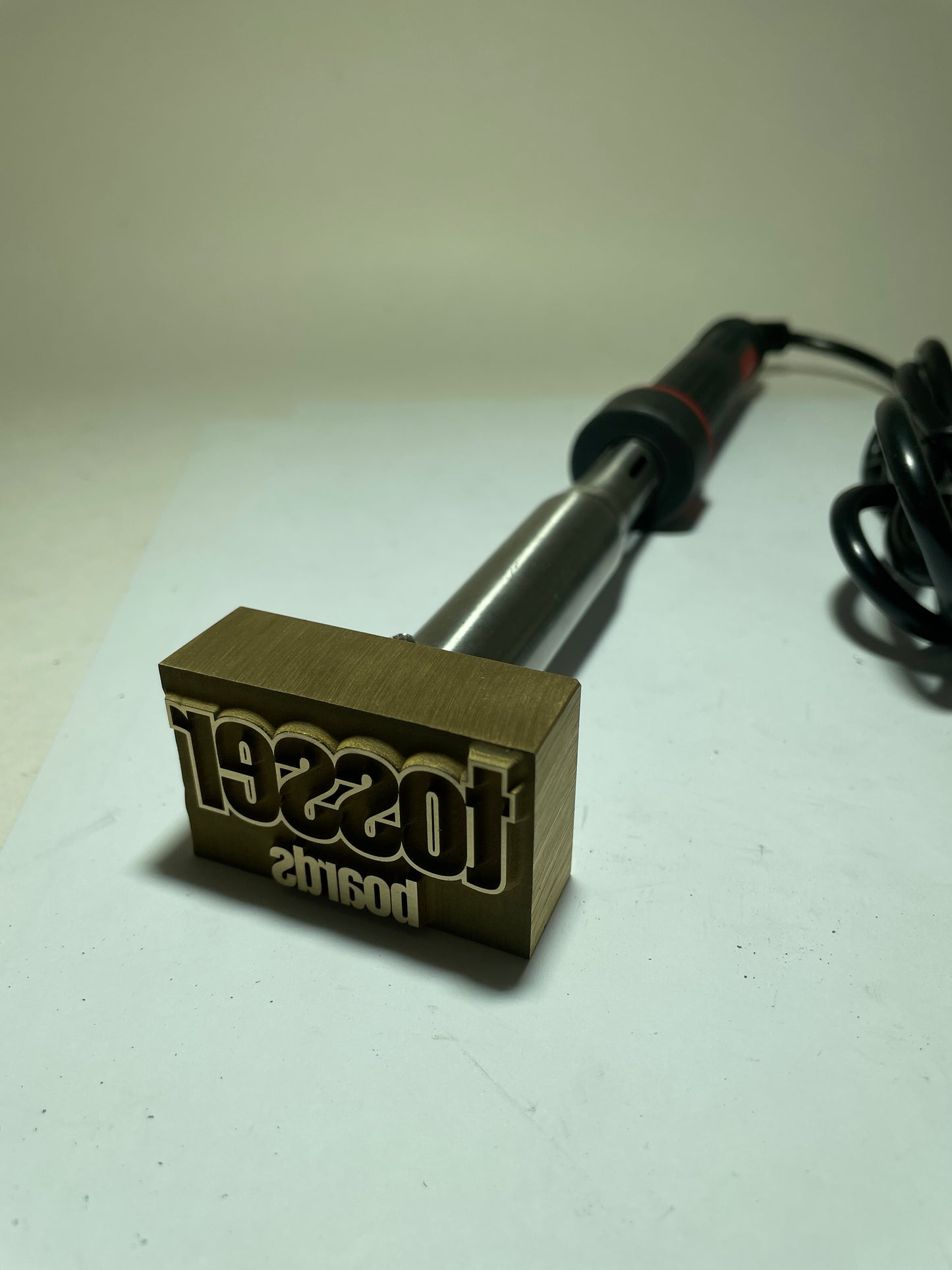 Custom electric Branding iron for Tosser ￼