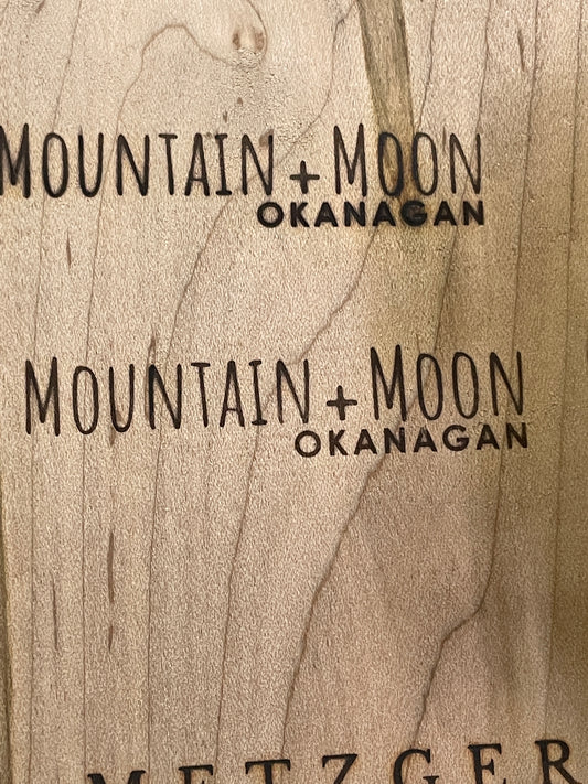 Custom Branding Iron for “Mountain and Moon”