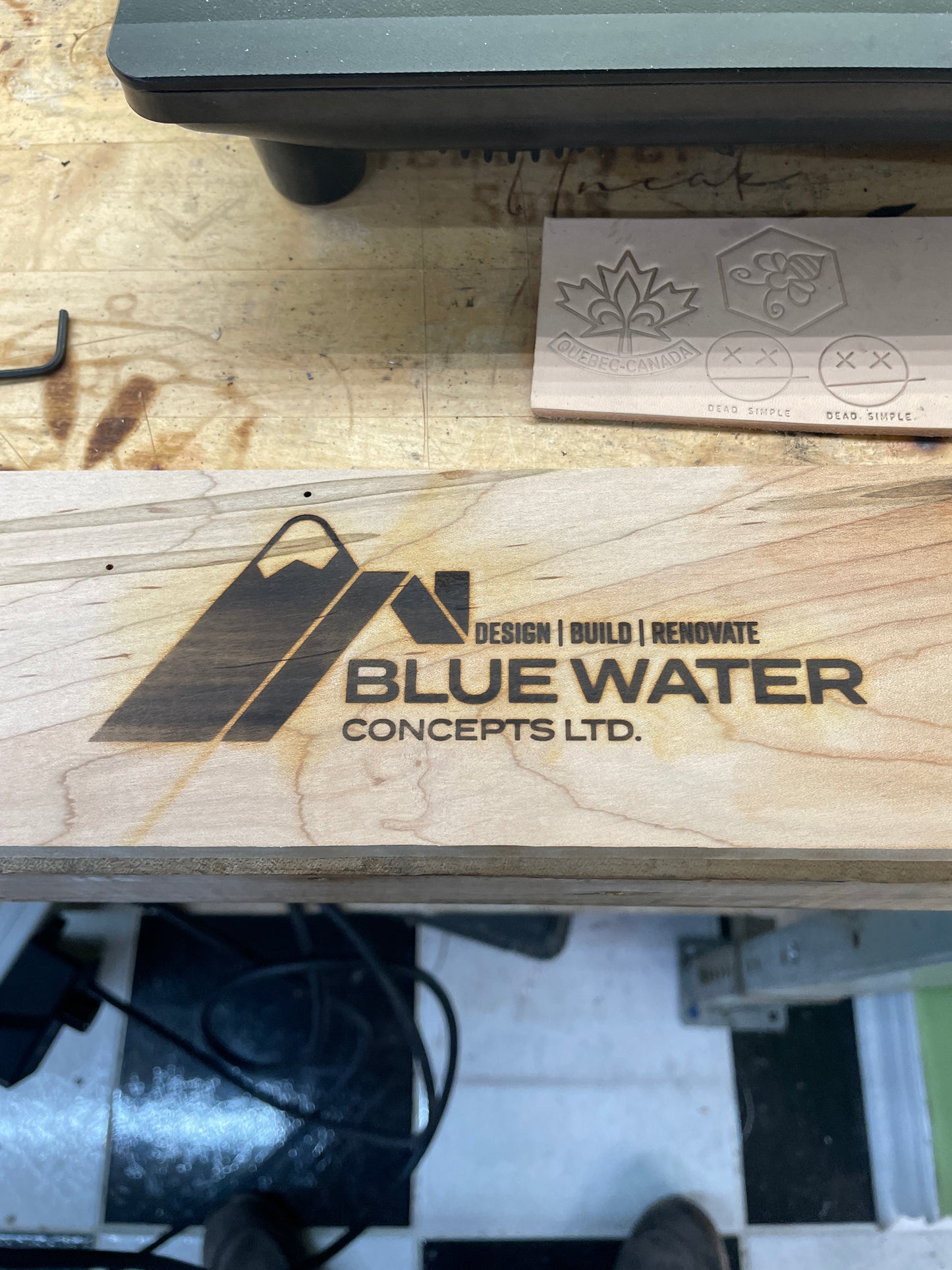 Blue Water Branding Iron