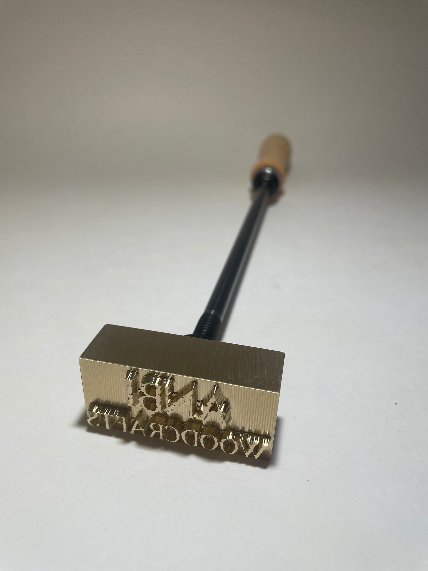 Custom Branding Iron for Anbi Woodcraft