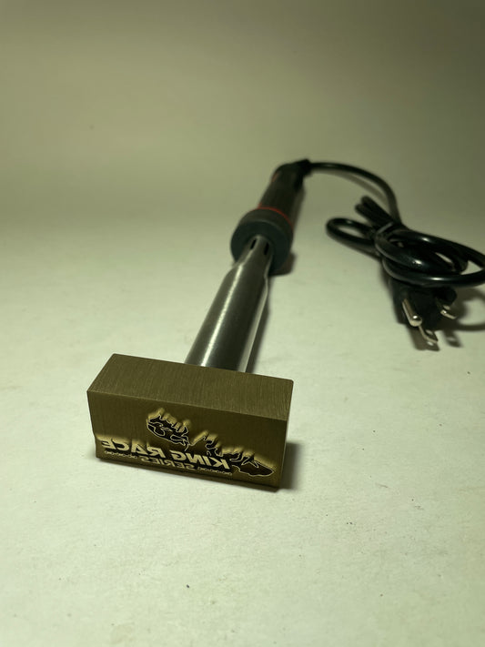 Custom Electric Branding Iron for King Race