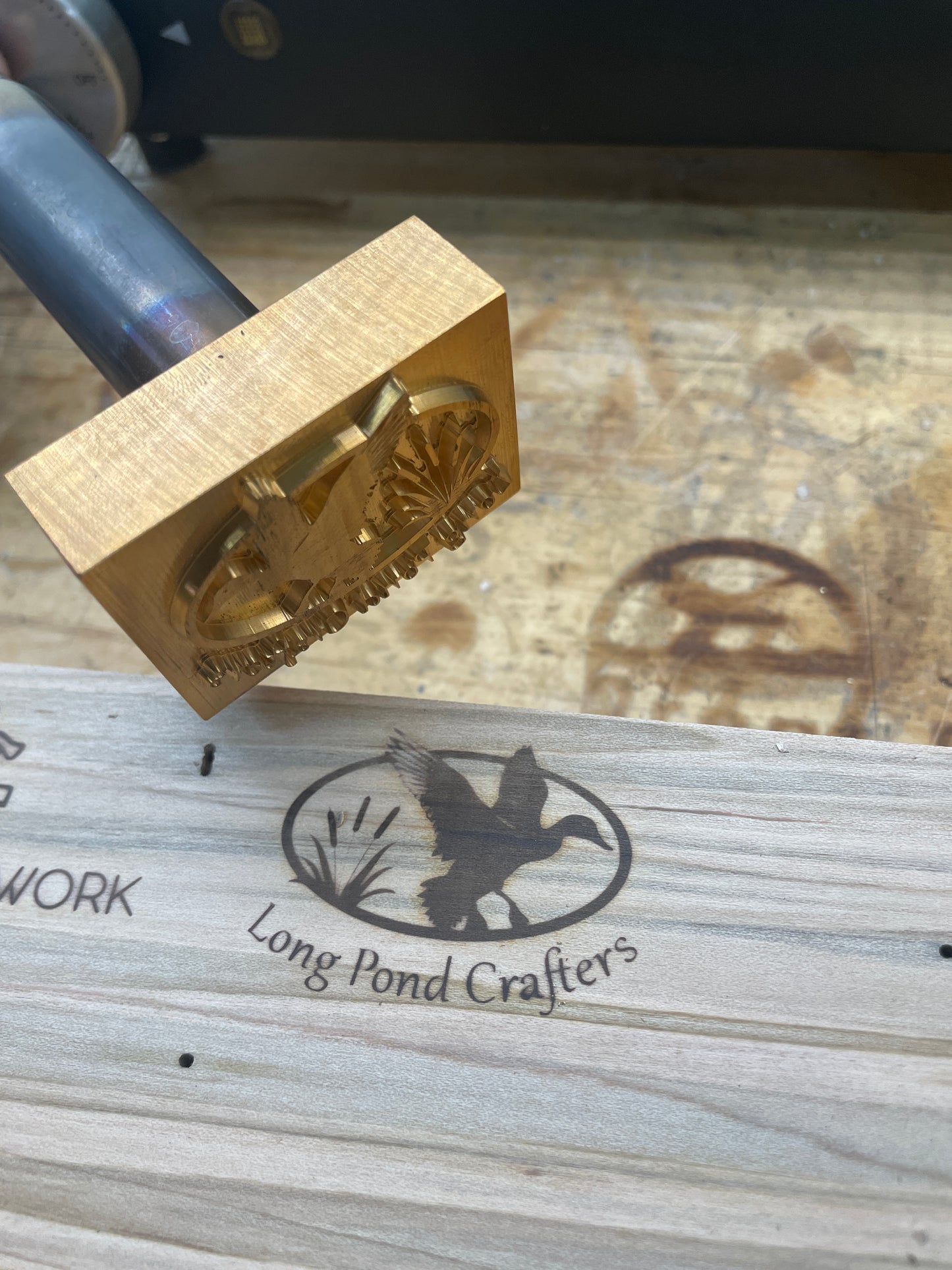 Custom electric branding iron with temperature controller