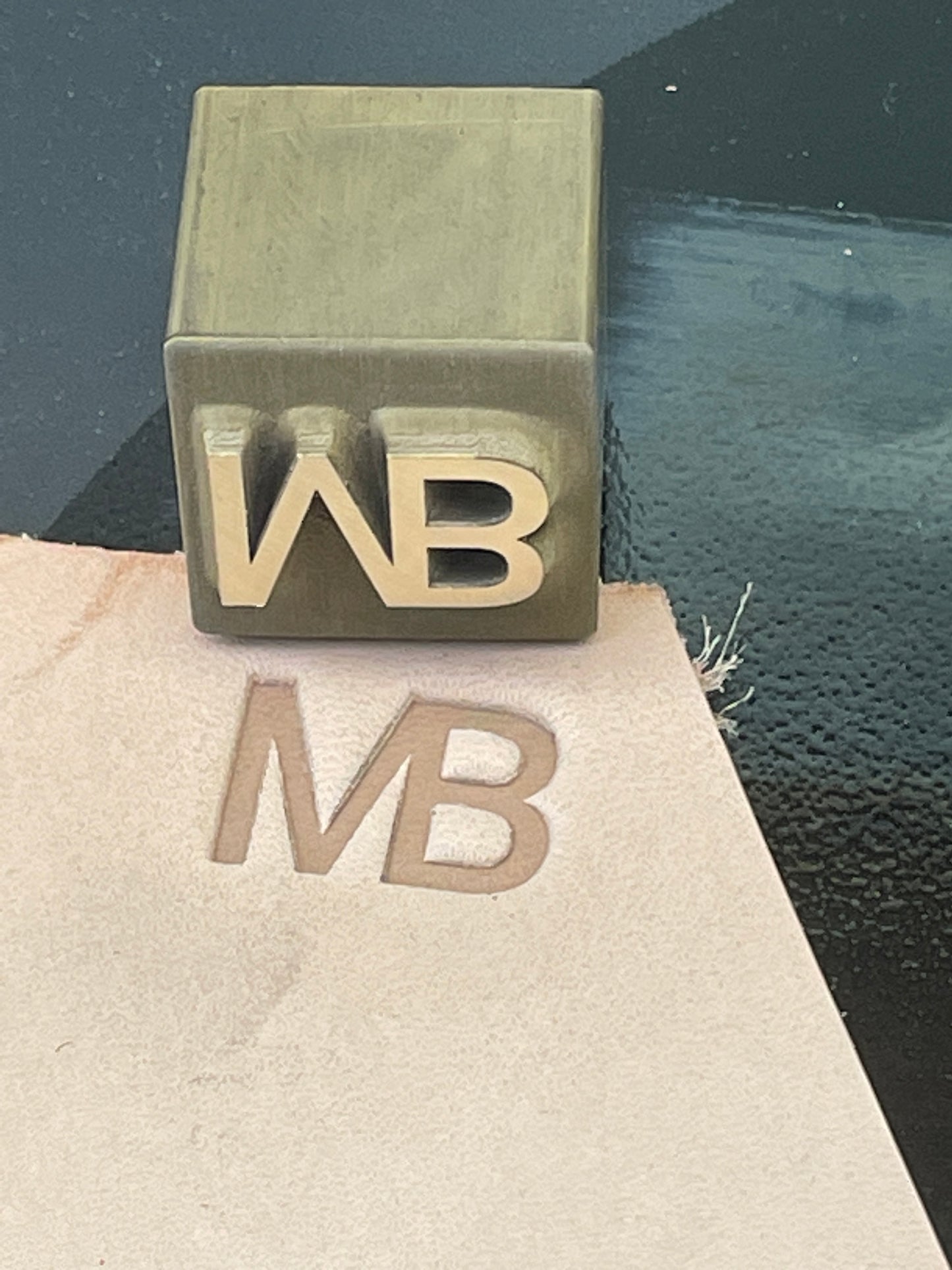 Custom MB stamp with hammering post