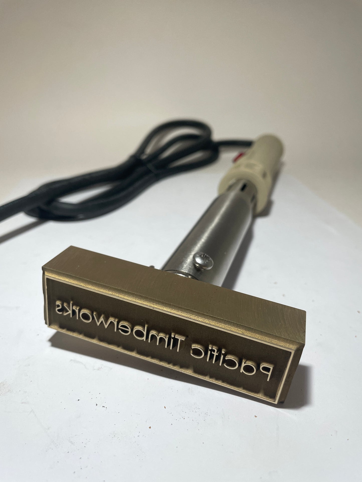 Custom Electric Branding Iron for Pacifica Timberworks