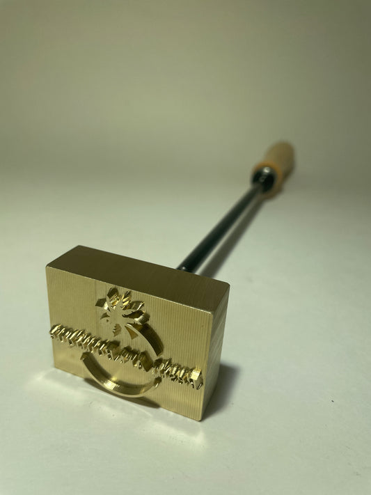 Custom Branding Iron for Resin Art Boutique