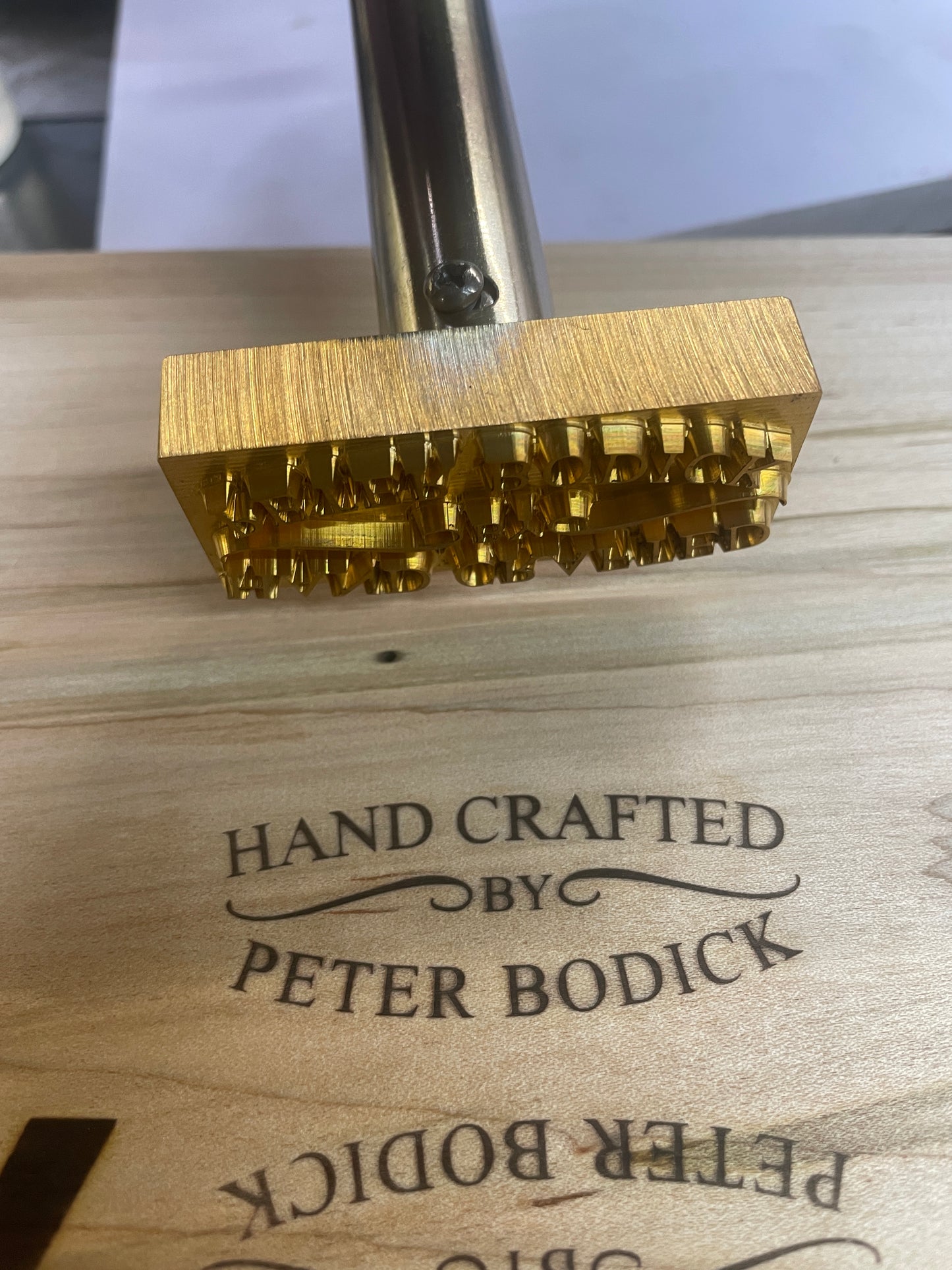 Custom Electric Branding Iron for Peter B.