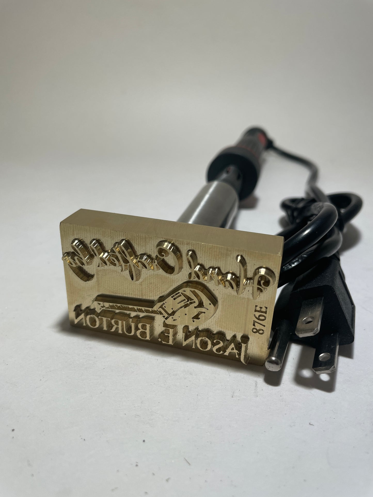 Custom Branding Iron for Jason Burton - Order 876