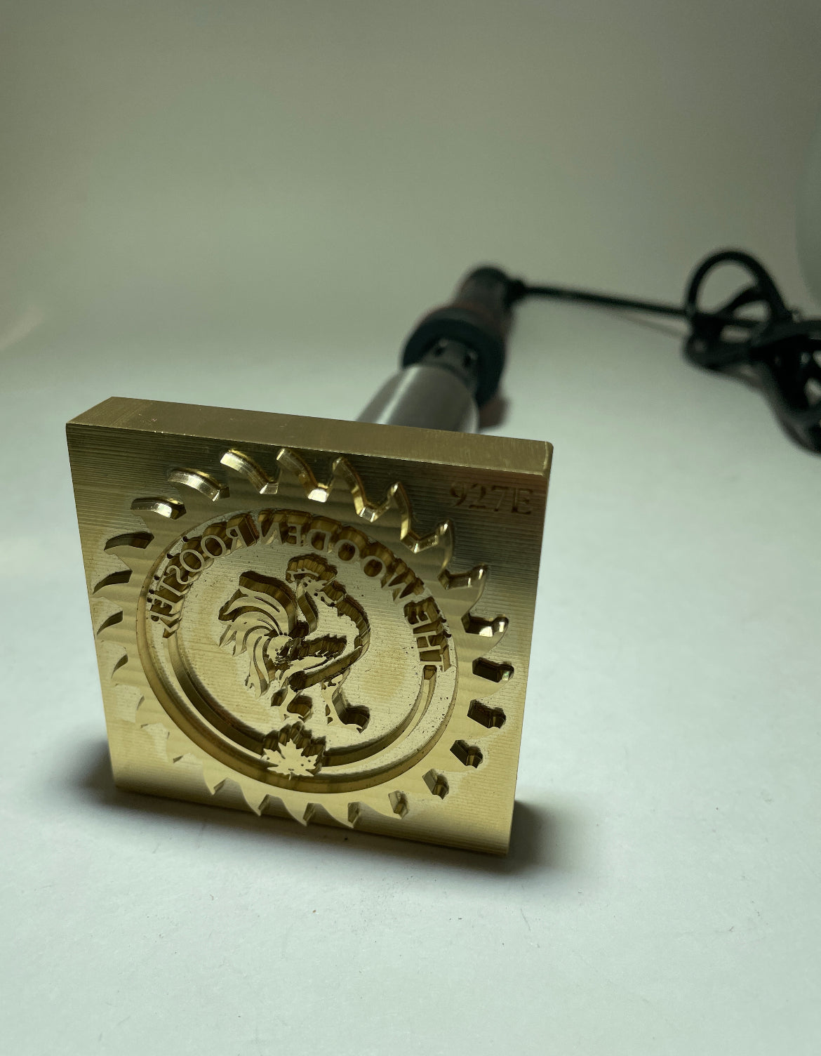 Custom Branding Iron for The Wooden Rooster ￼