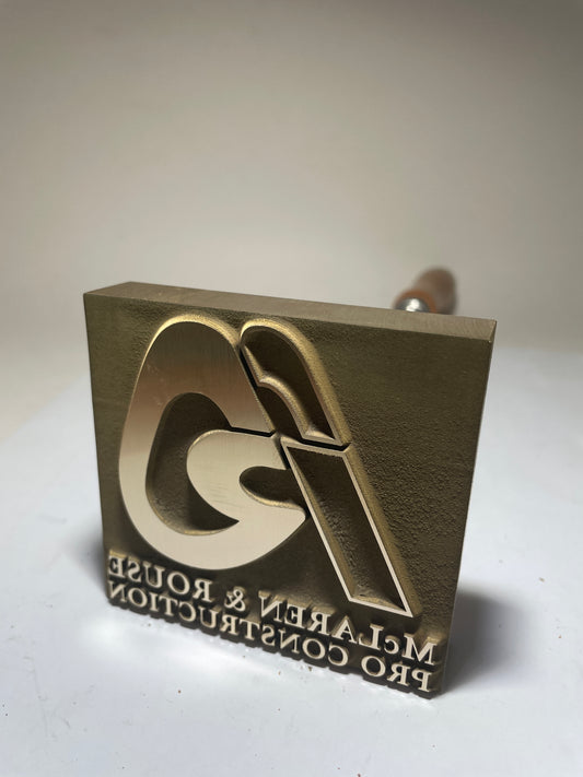 Custom Branding Iron for McLaren and Rouse