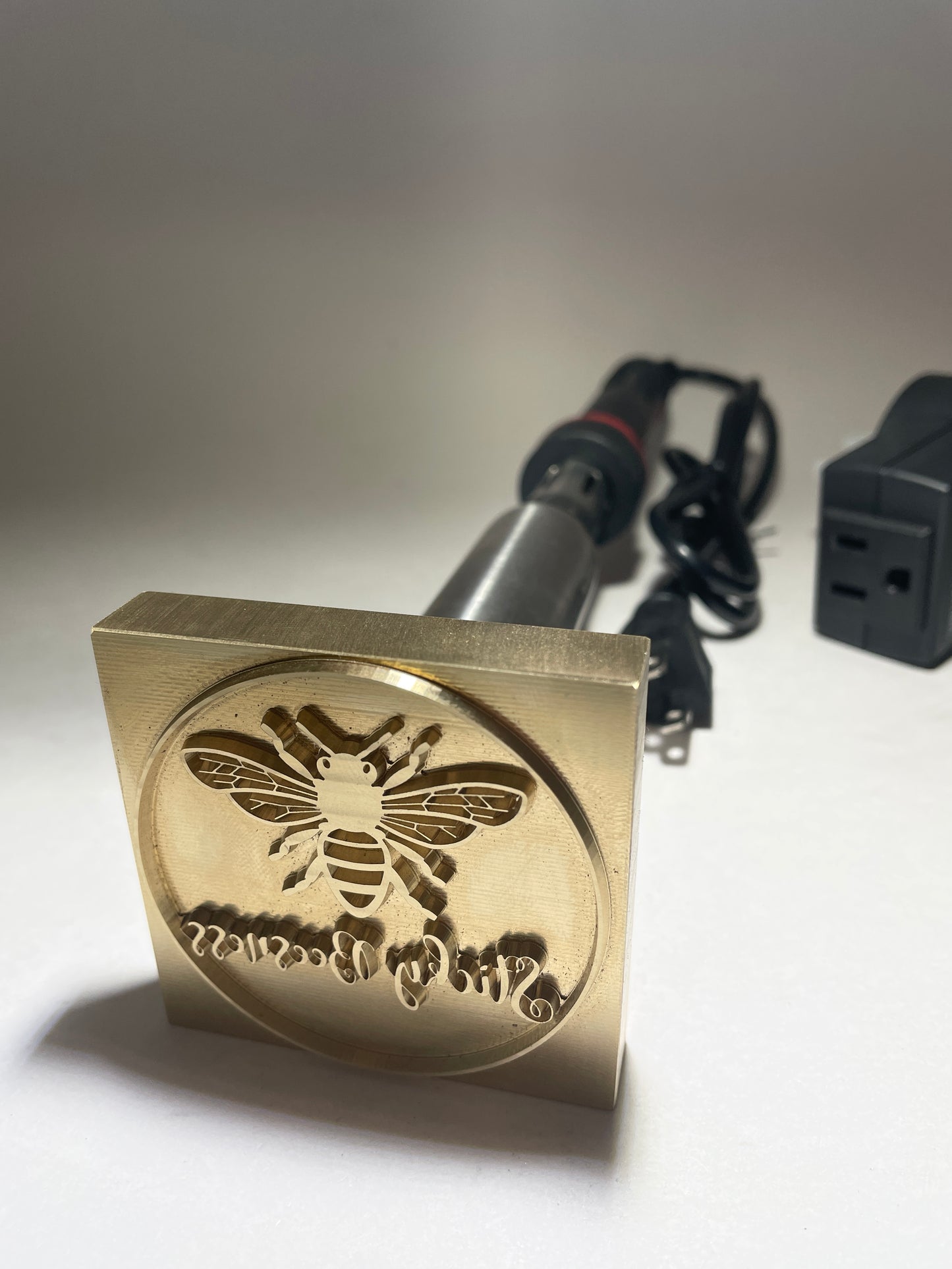 Custom Branding Iron and Soap Stamp Set