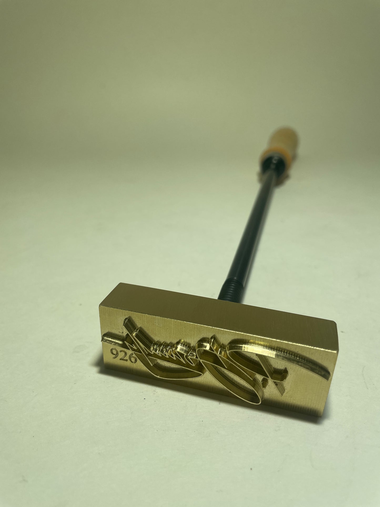 Custom Brass Branding Iron for Peter Donnelly