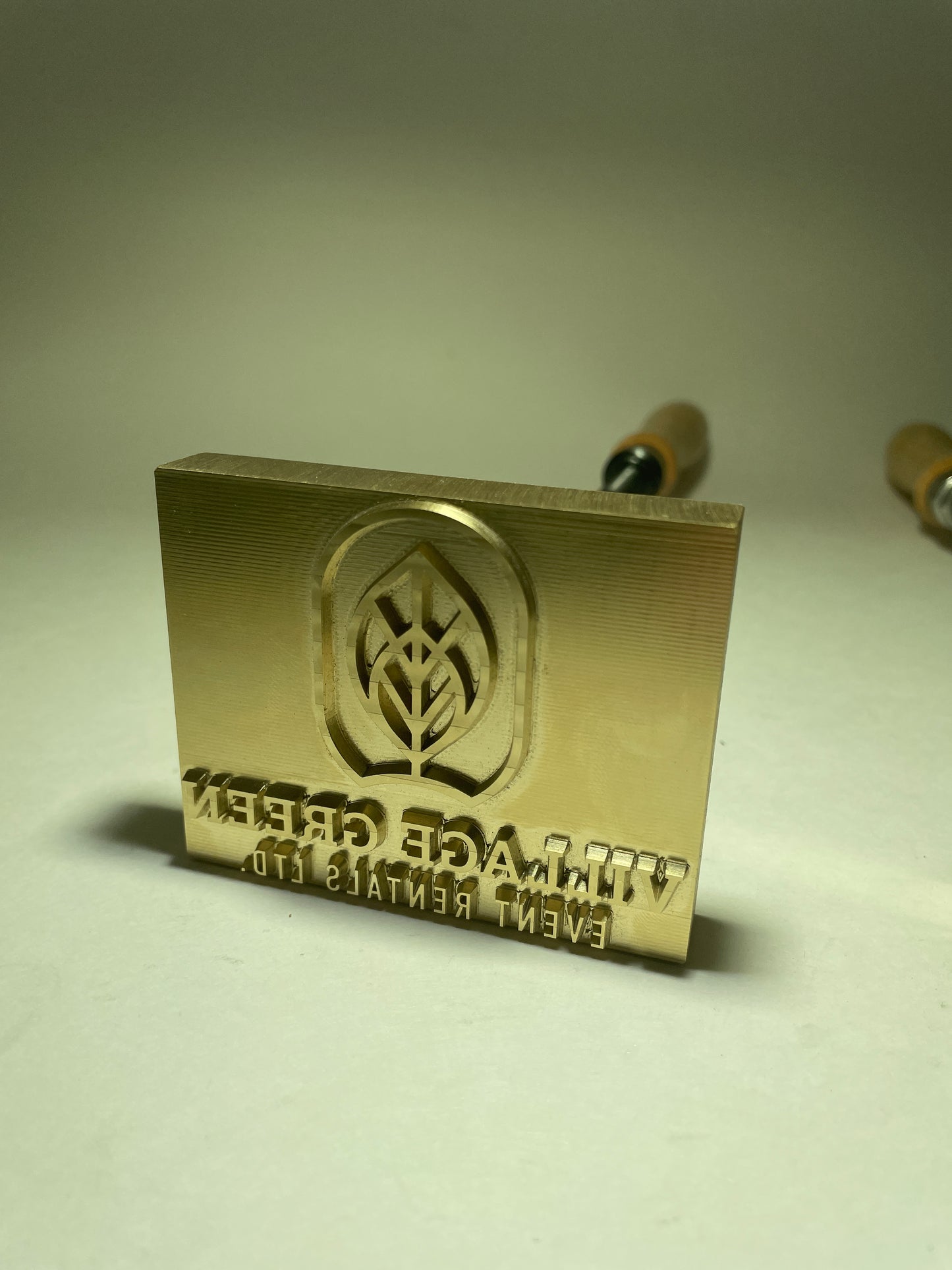 Custom Branding Iron for The Village Green