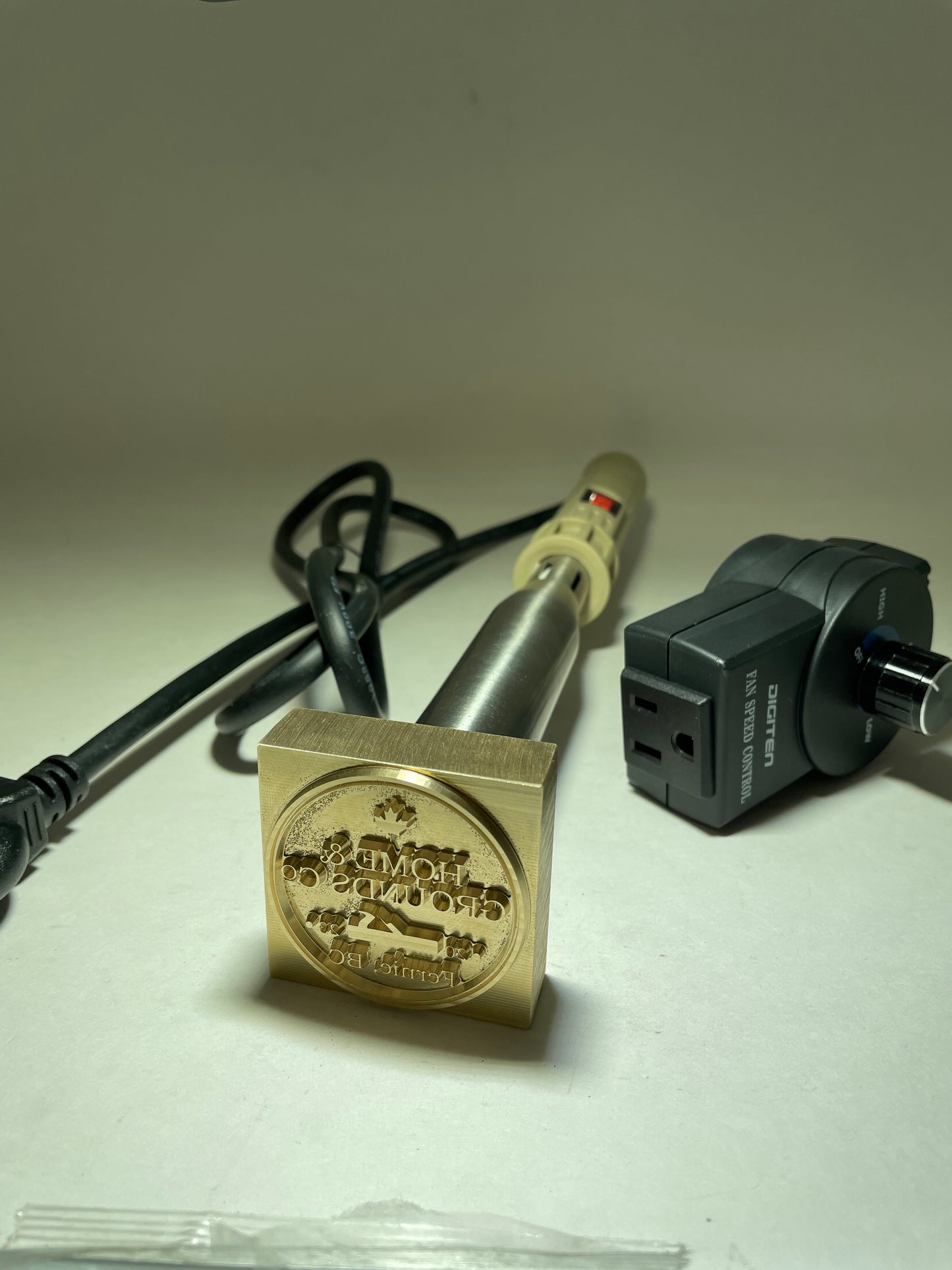 Custom Electric Branding Iron for Home and Grounds Co.