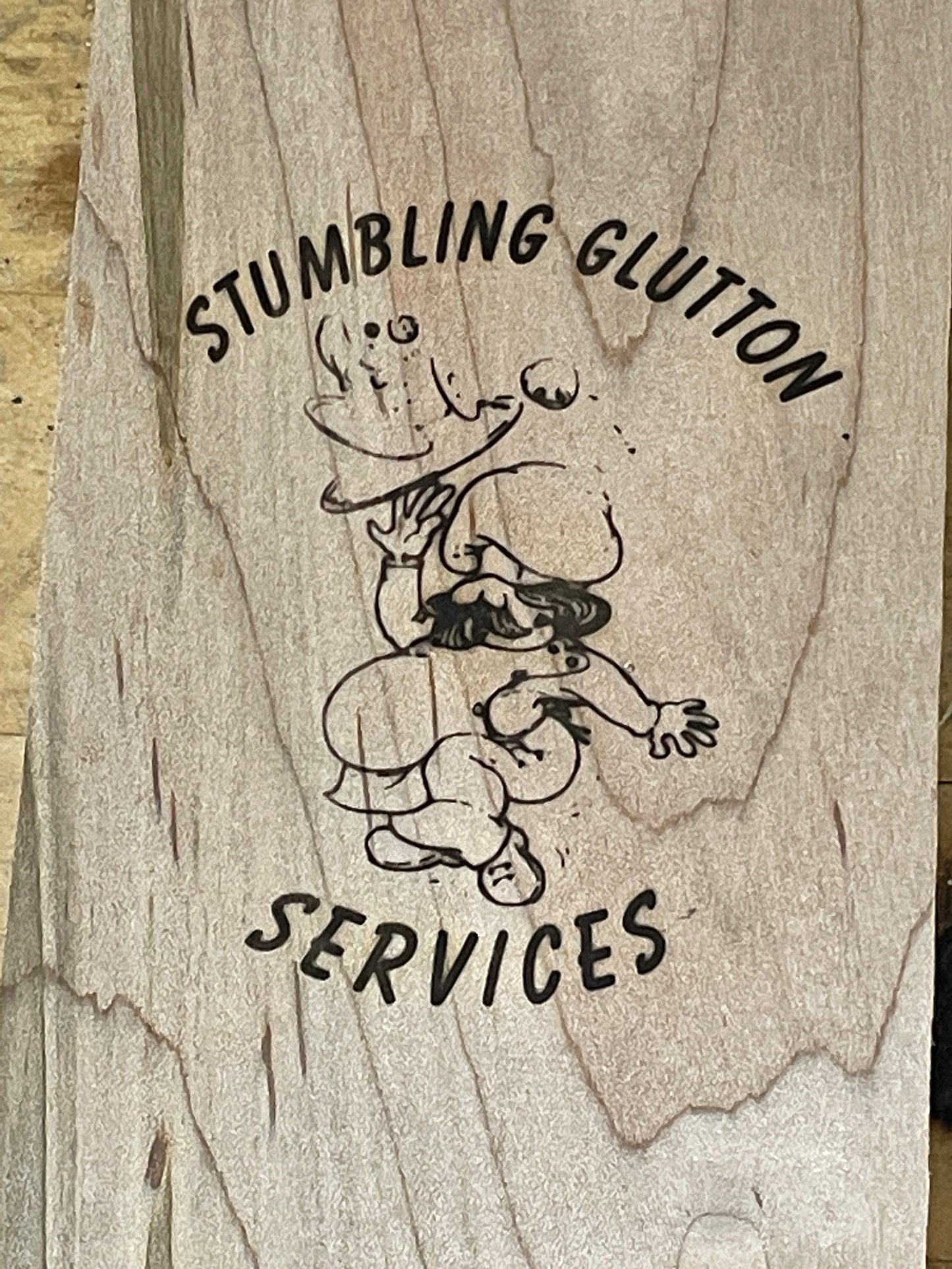 Custom Brand for Stumbling Glutton with heat control