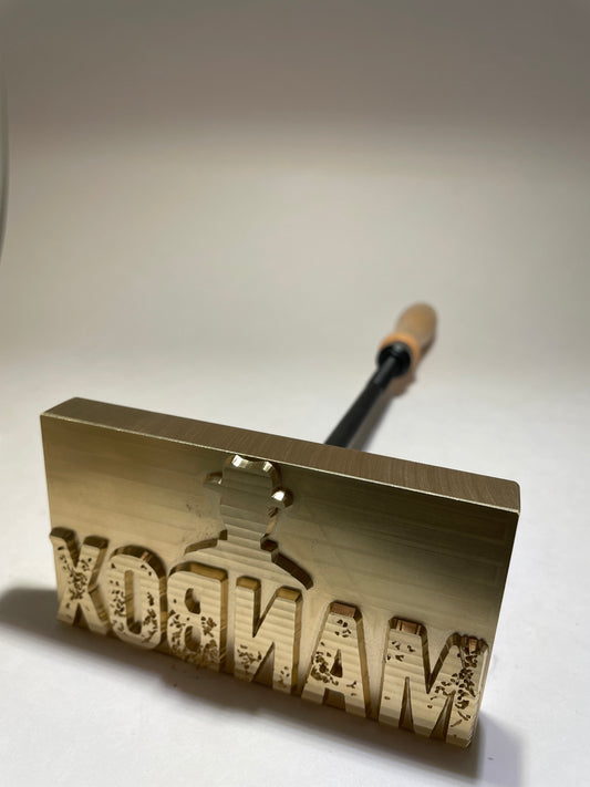 Custom Manbox 2.5” x 4.5” Branding Iron