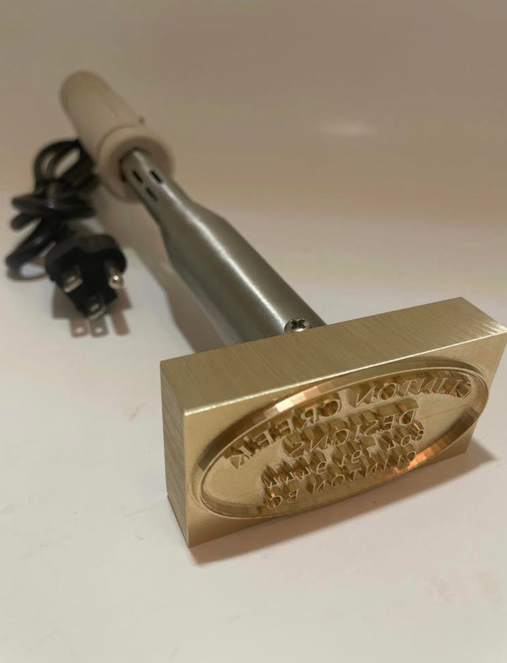 Custom Electric Branding Iron for Franck T.