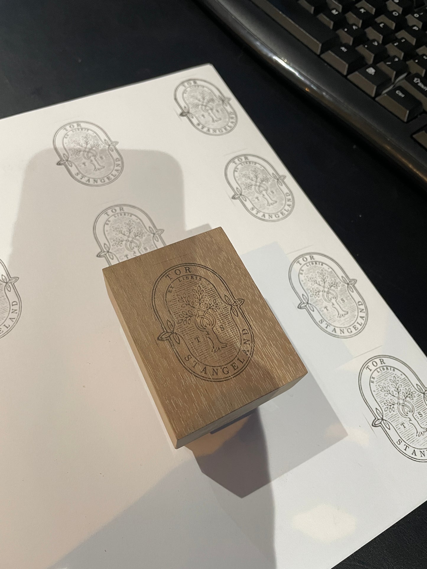 Custom Stamp for Tor with free ink refill