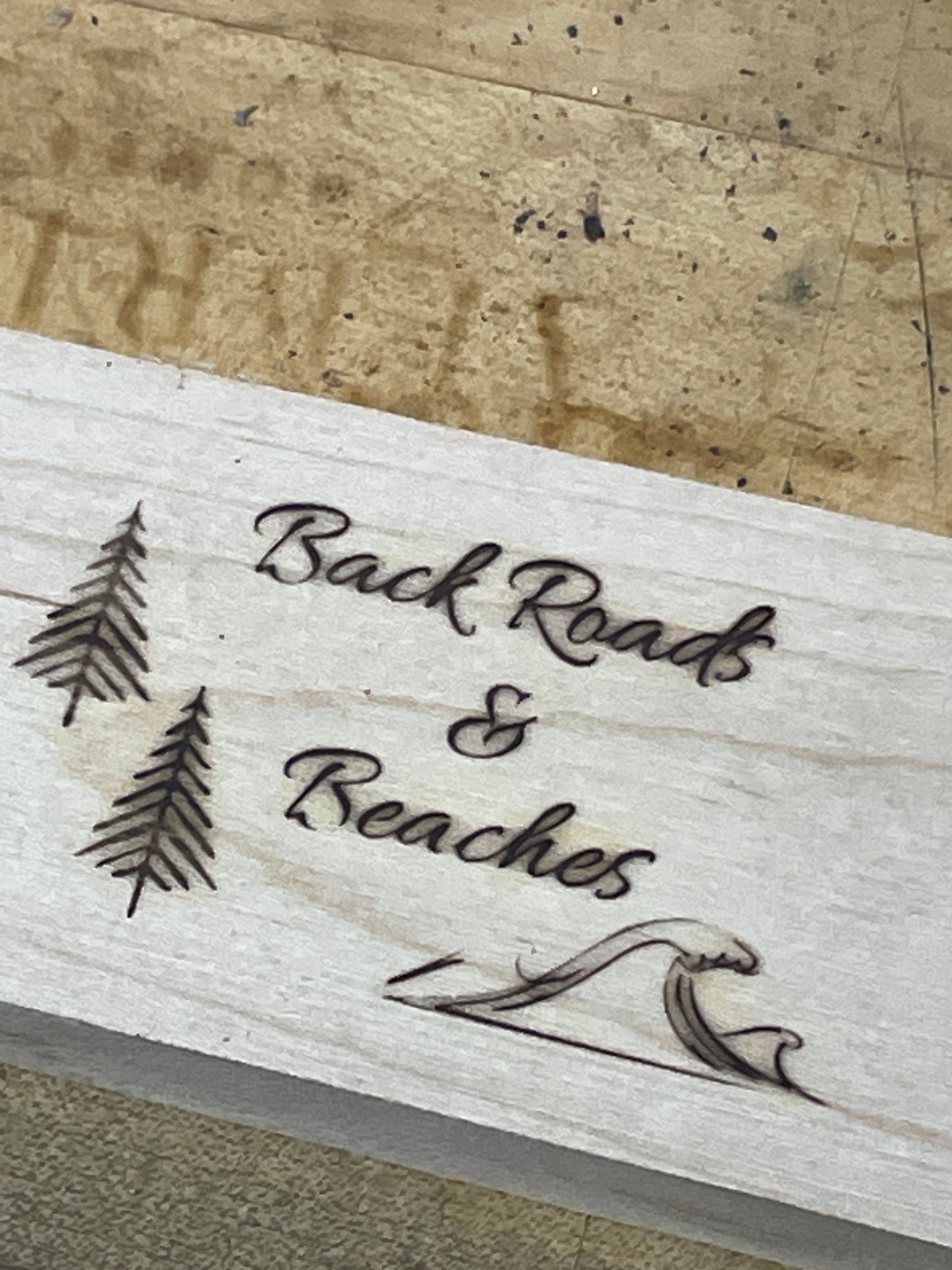 Back Roads and Beaches Branding Iron