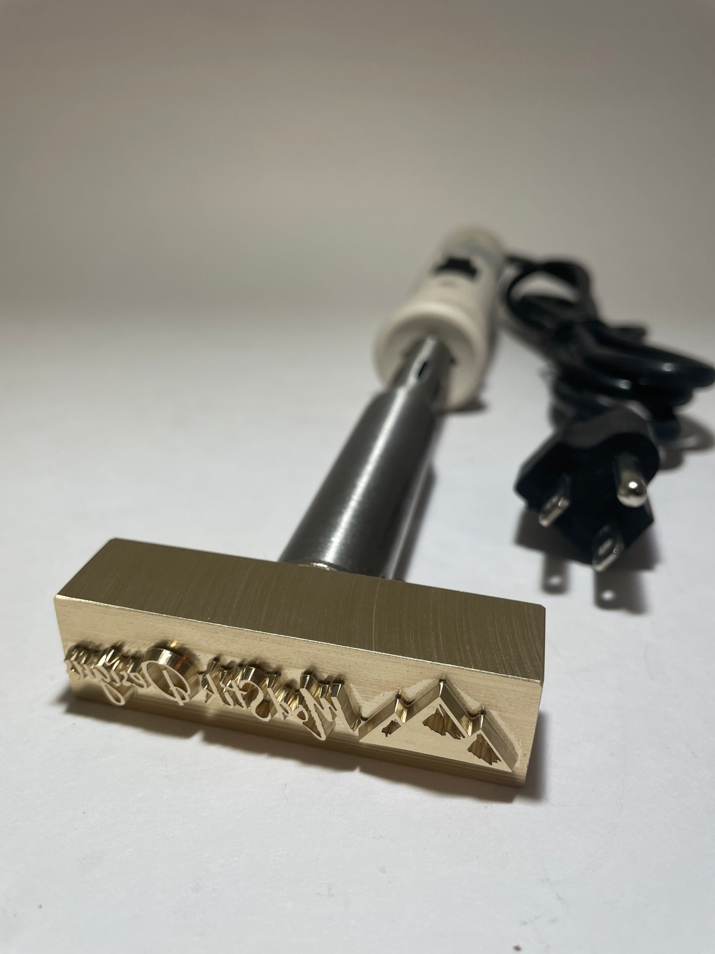 Custom Branding Iron for J.Rothe and complimentary stamp