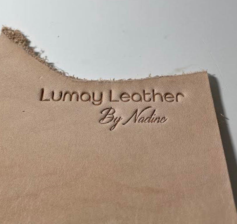 Lumay Leather Leather Stamp Branding tool and Pre-inked stamp