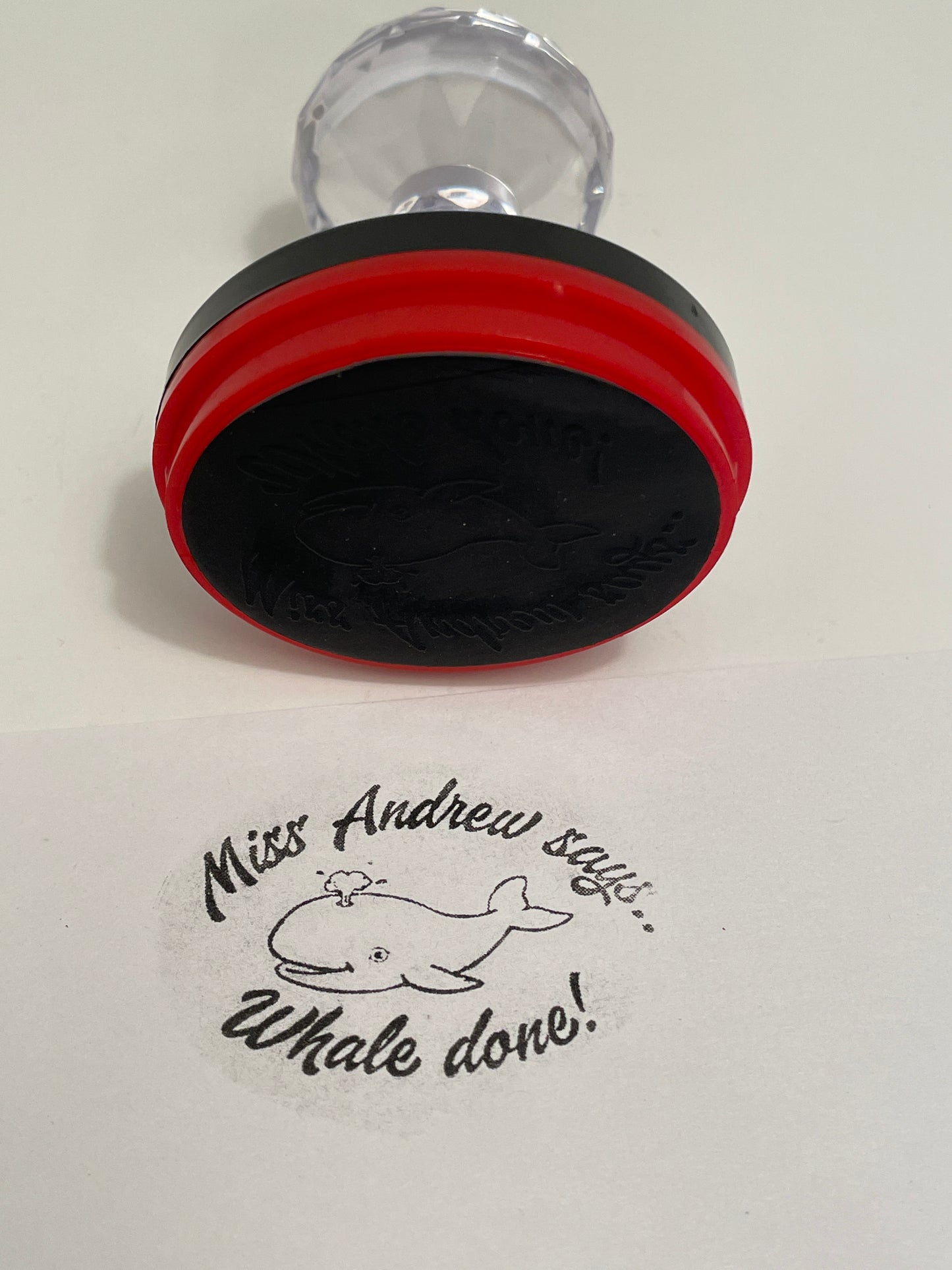 Custom “Whale” Stamp