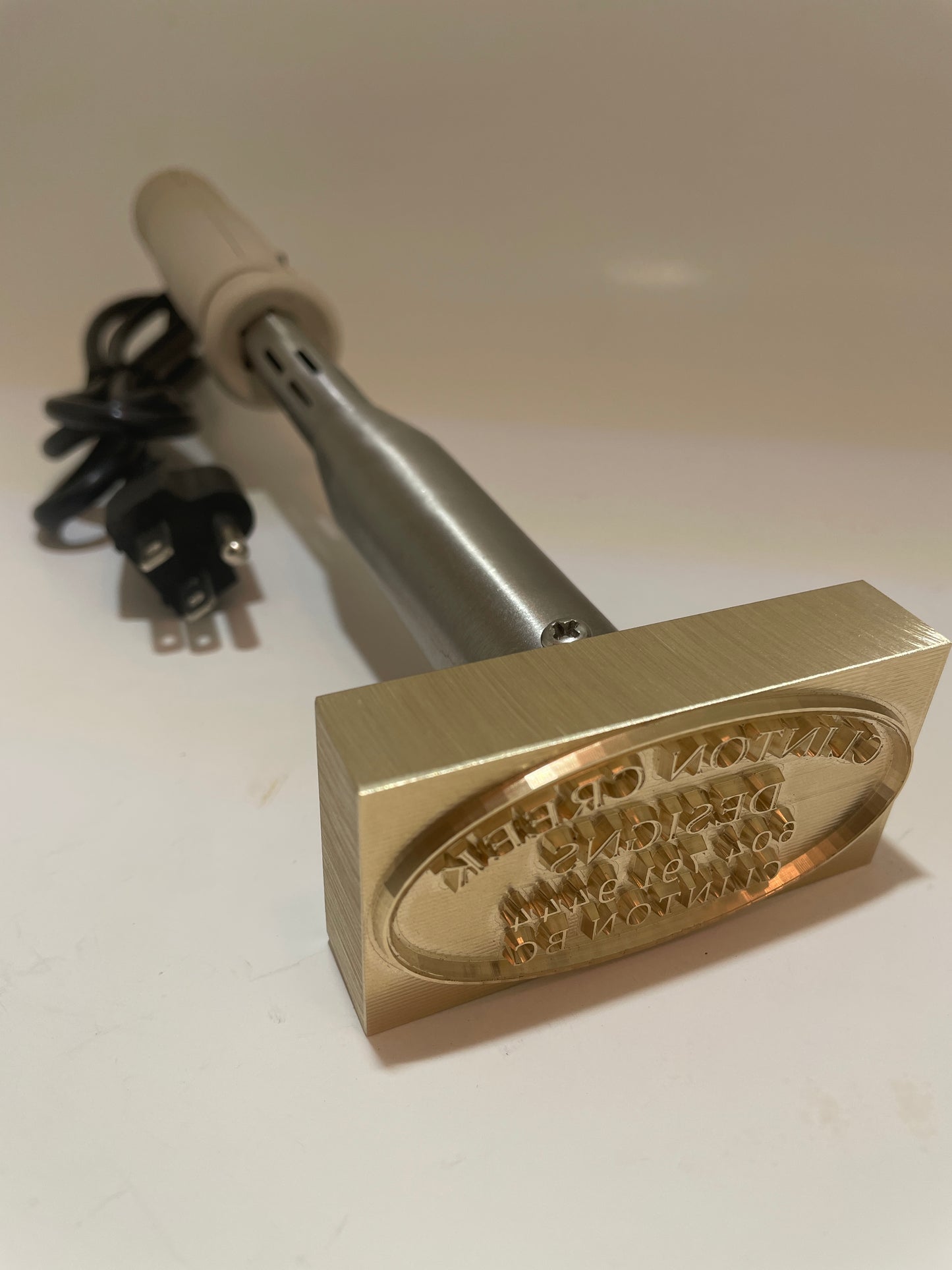 Custom Clinton Creek Branding Iron