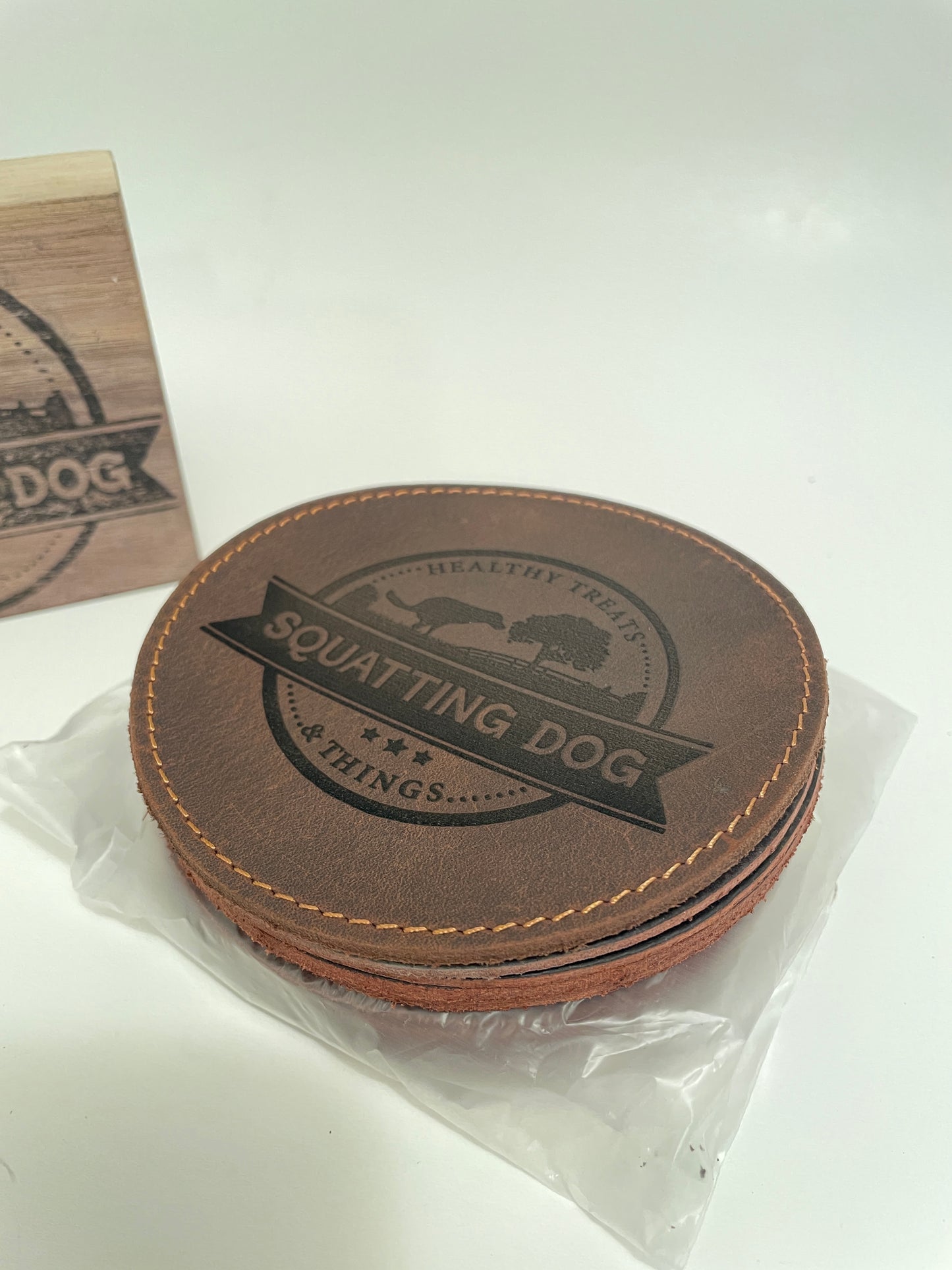 Custom Stamp and Coaster Set