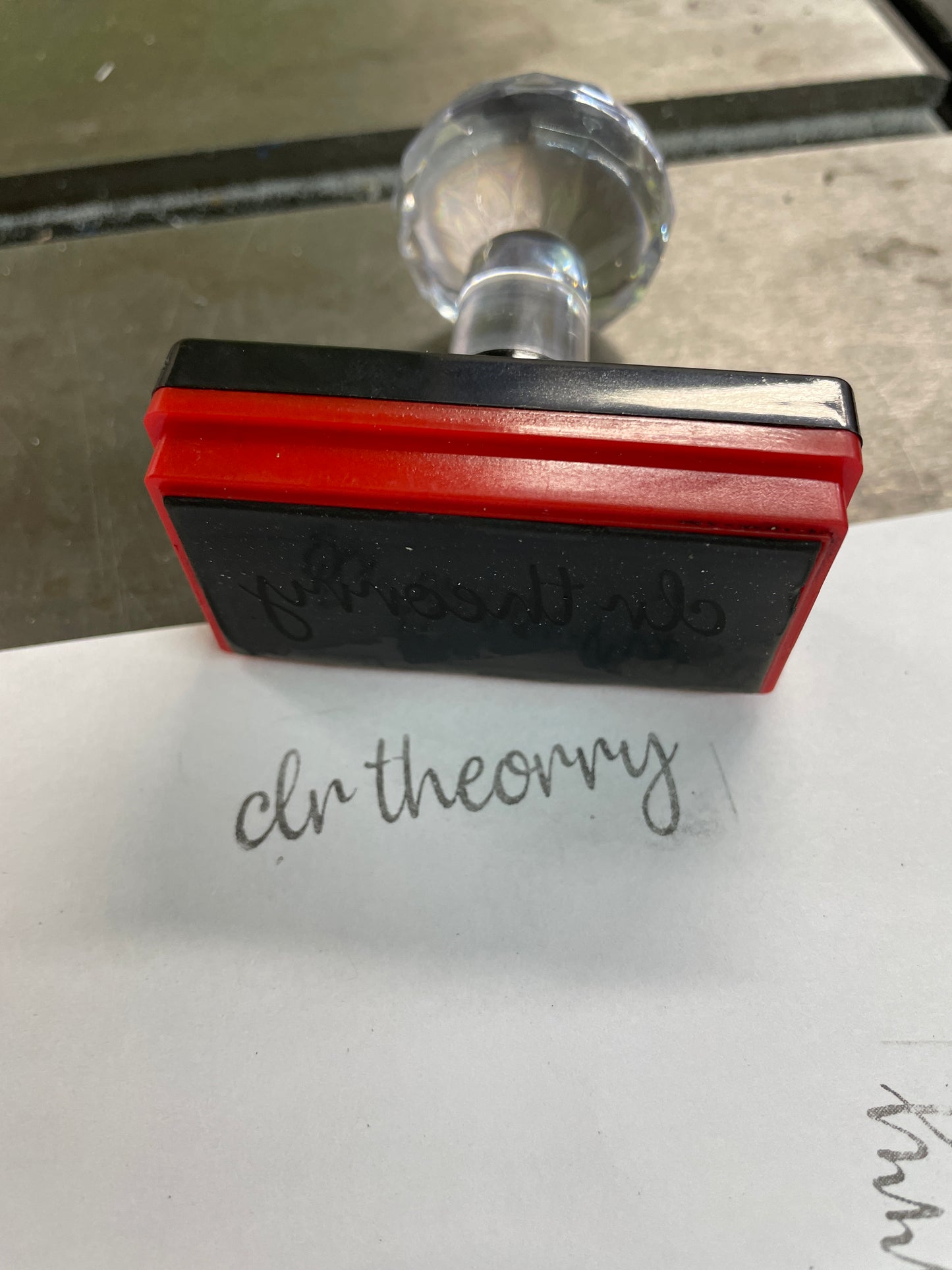 Custom Stamps for Clr Theorry