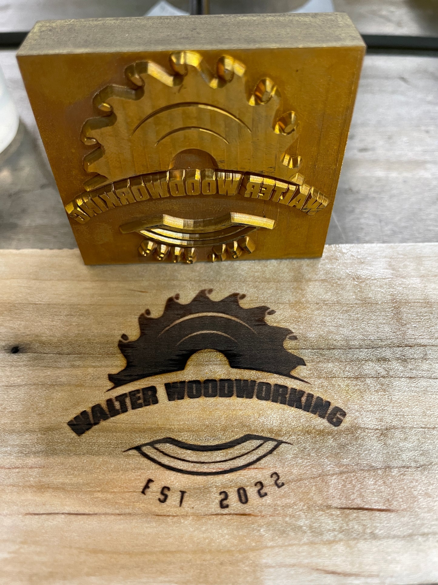 Custom Brand for Walters Woodworking