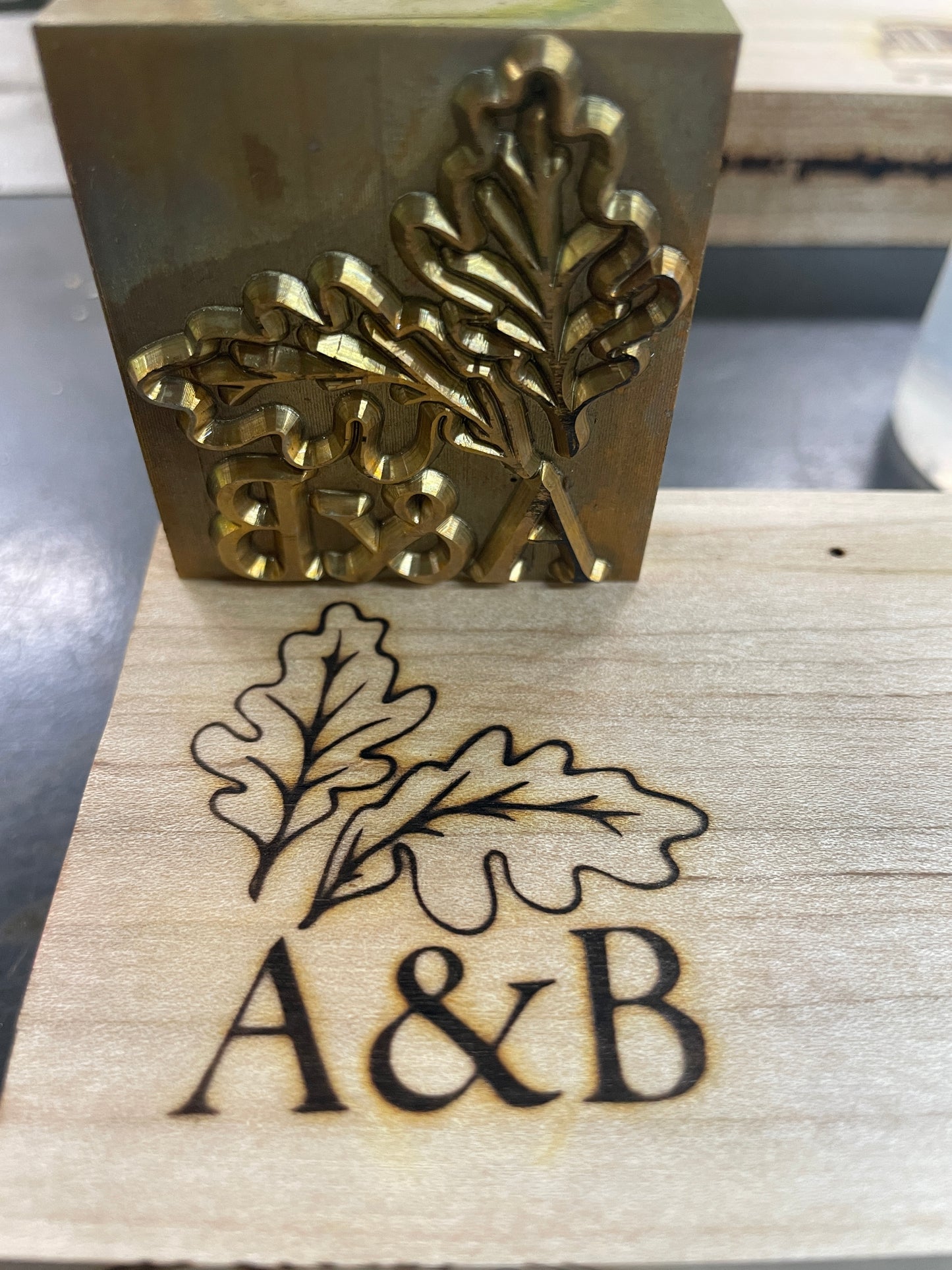 Custom A and B branding Iron