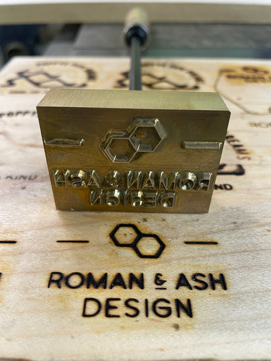 Roman and Ash Branding Iron