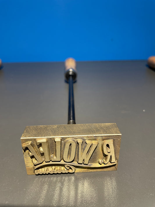 R. Wolfe Branding Iron