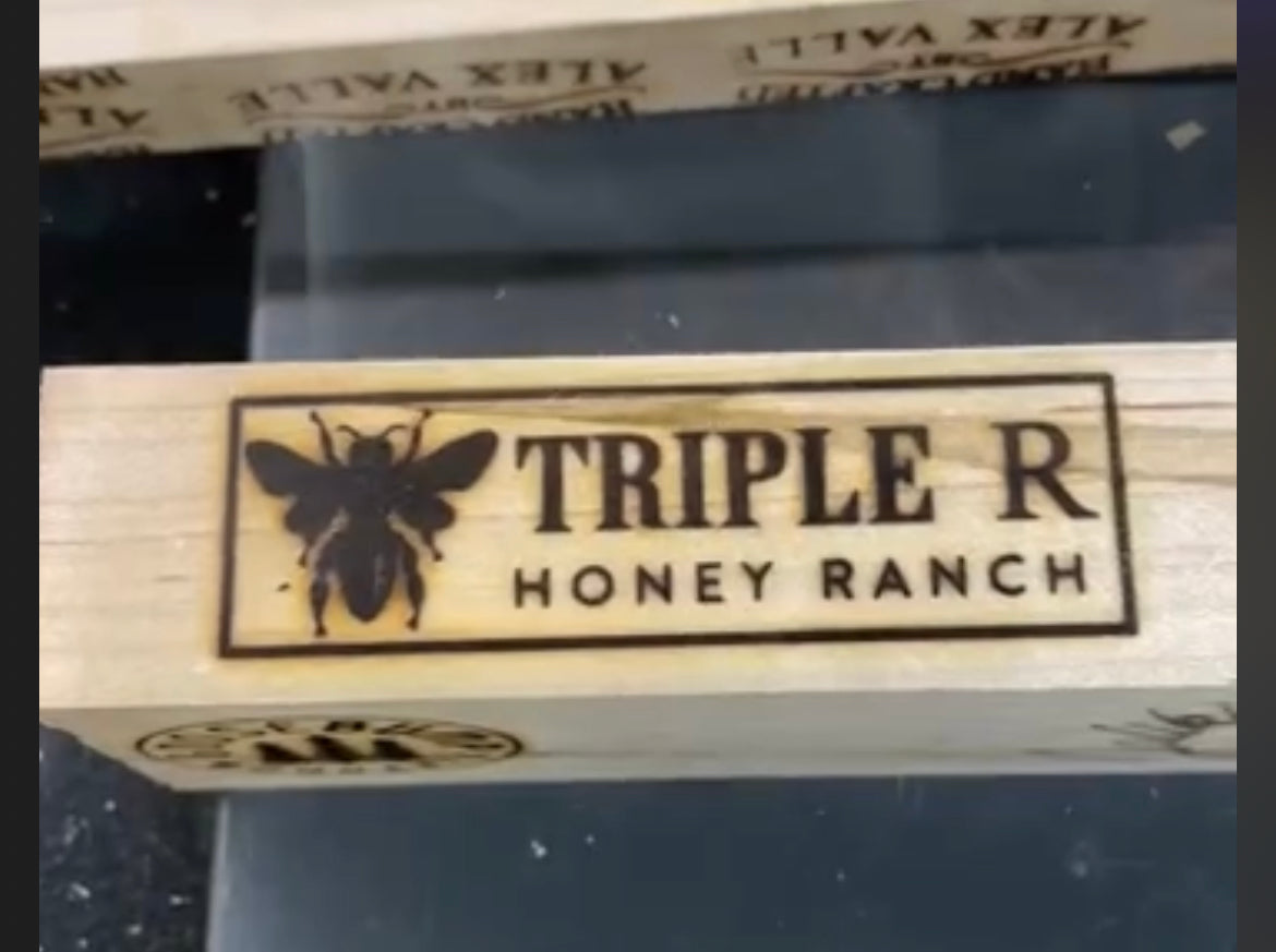 Triple R Branding Set for Triple R Honey Ranch