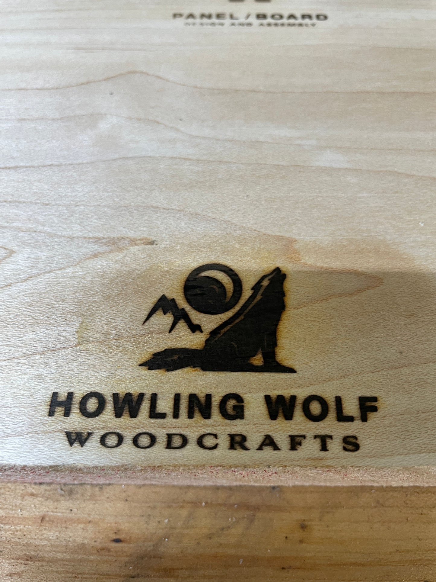 Custom Branding Iron for Howling Wolf