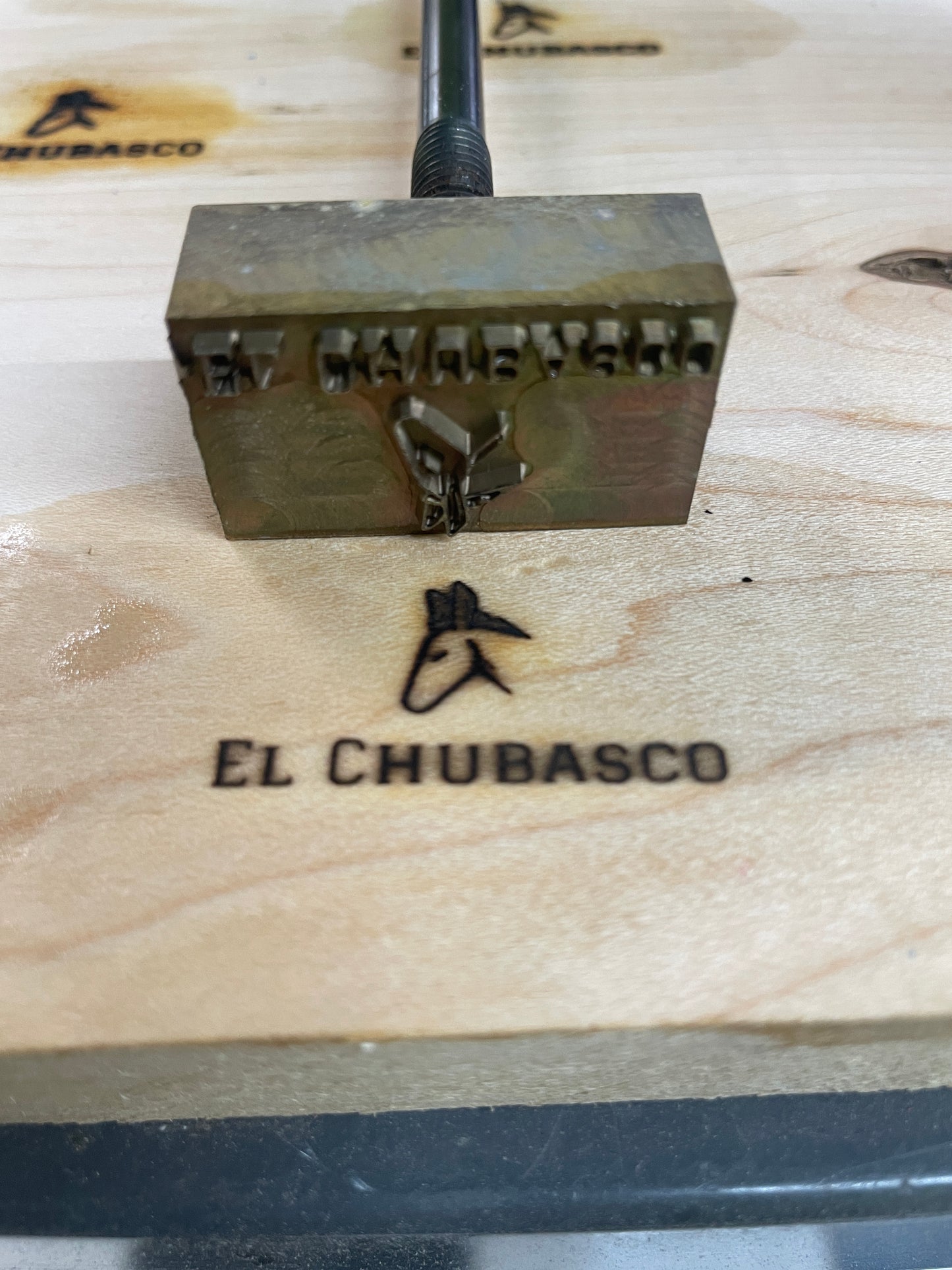 El Chubasco Custom Branding Iron