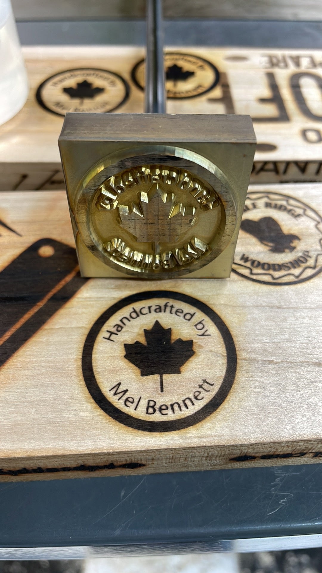 Custom Branding Iron For Mel Bennett