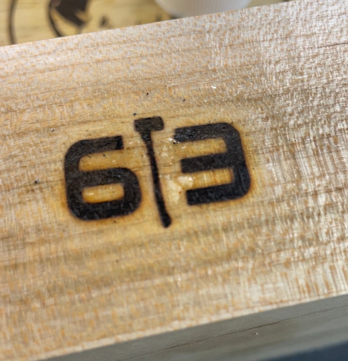 Custom brand for 613 Axe Co.