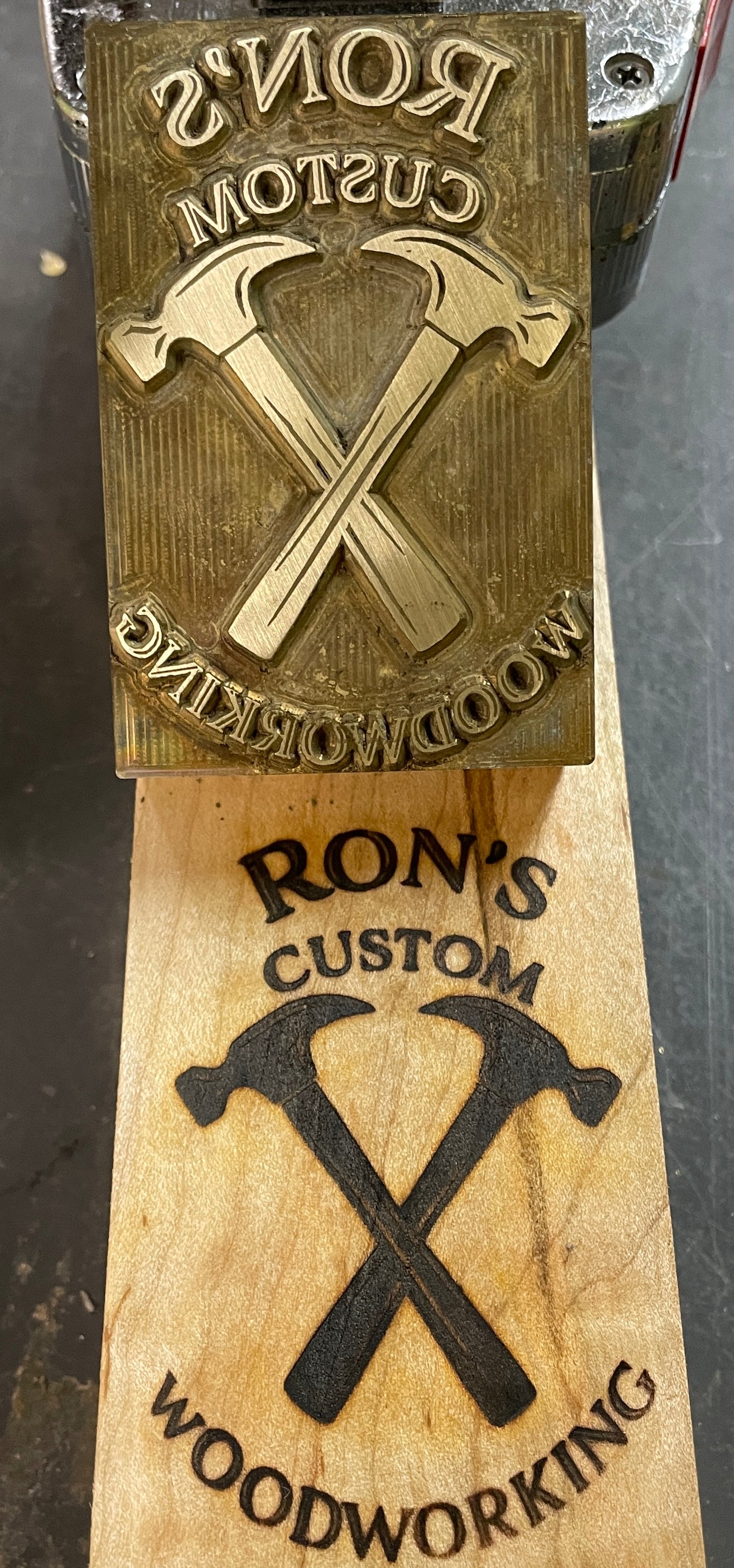 Custom Brand for Ron’s Custom Woodworking