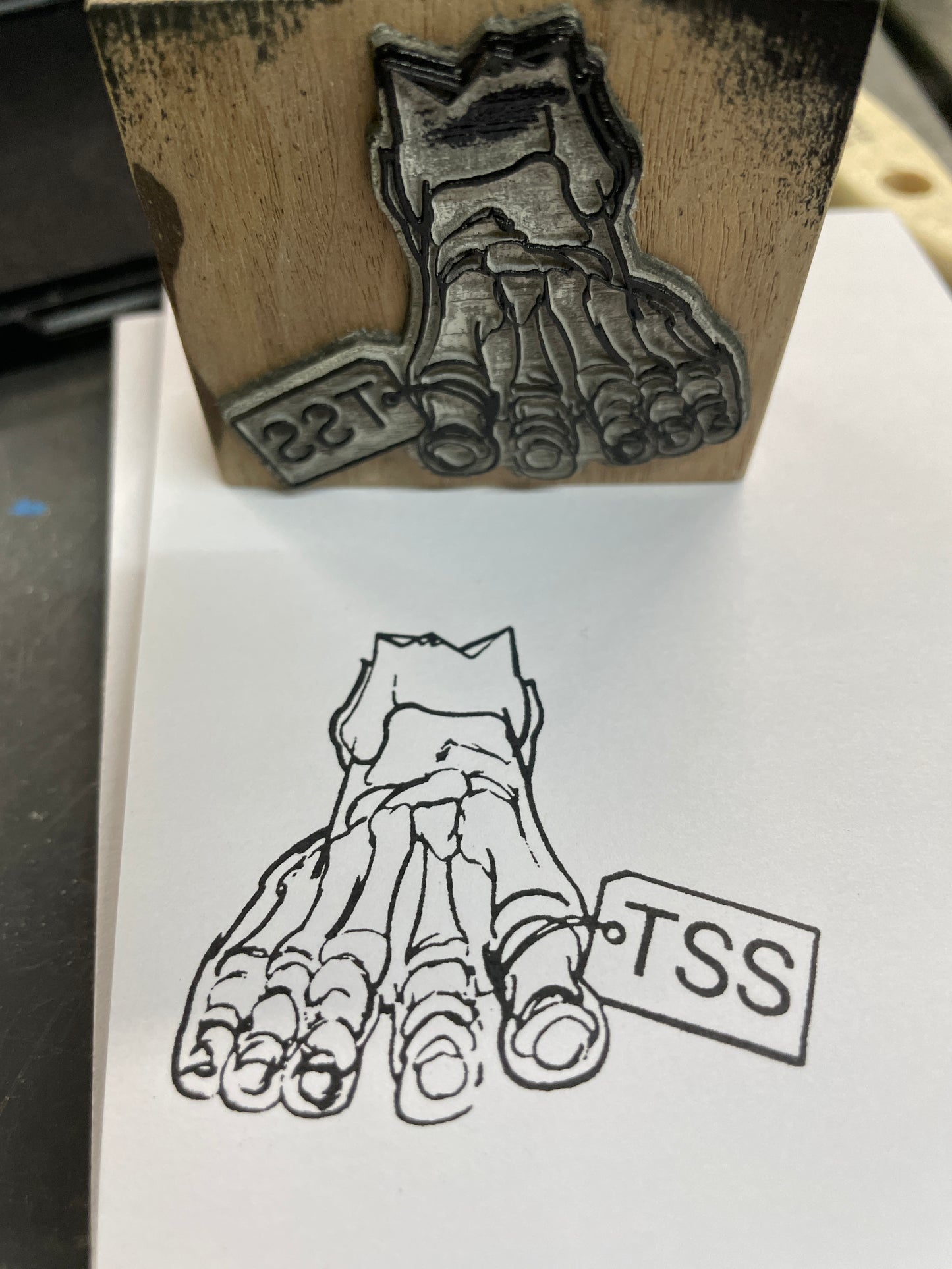 TSS Brand and rubber Stamp