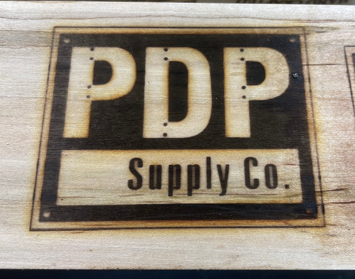 Branding iron set for PDP Supply Co.