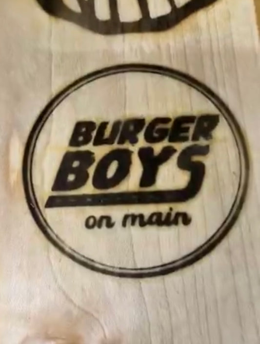 Custom Food Grade Branding Iron for Burger Boys