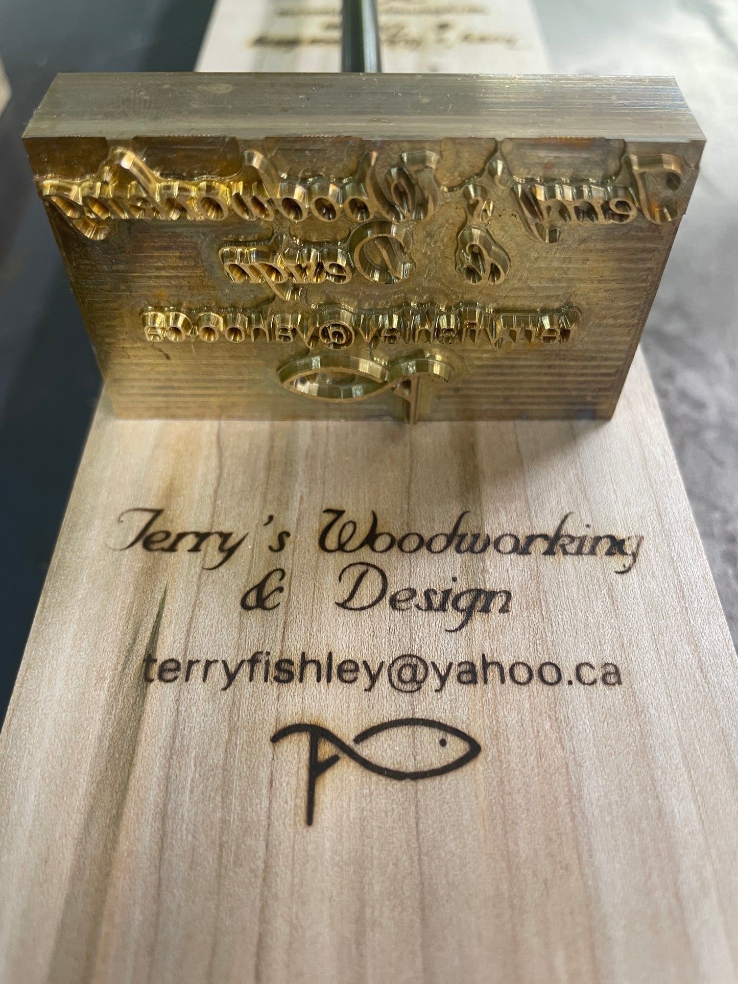 Custom Brand for Terry’s Woodworking