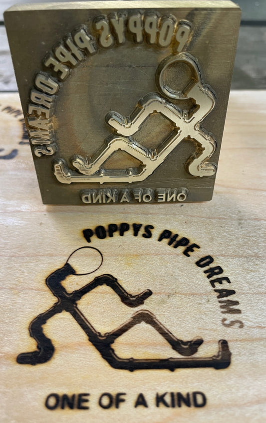 Popy’s pipe dreams branding iron